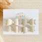 ALMOND CHAMPAGNE BITTY BOWS