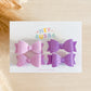 LILAC SPARKLE BITTY BOWS