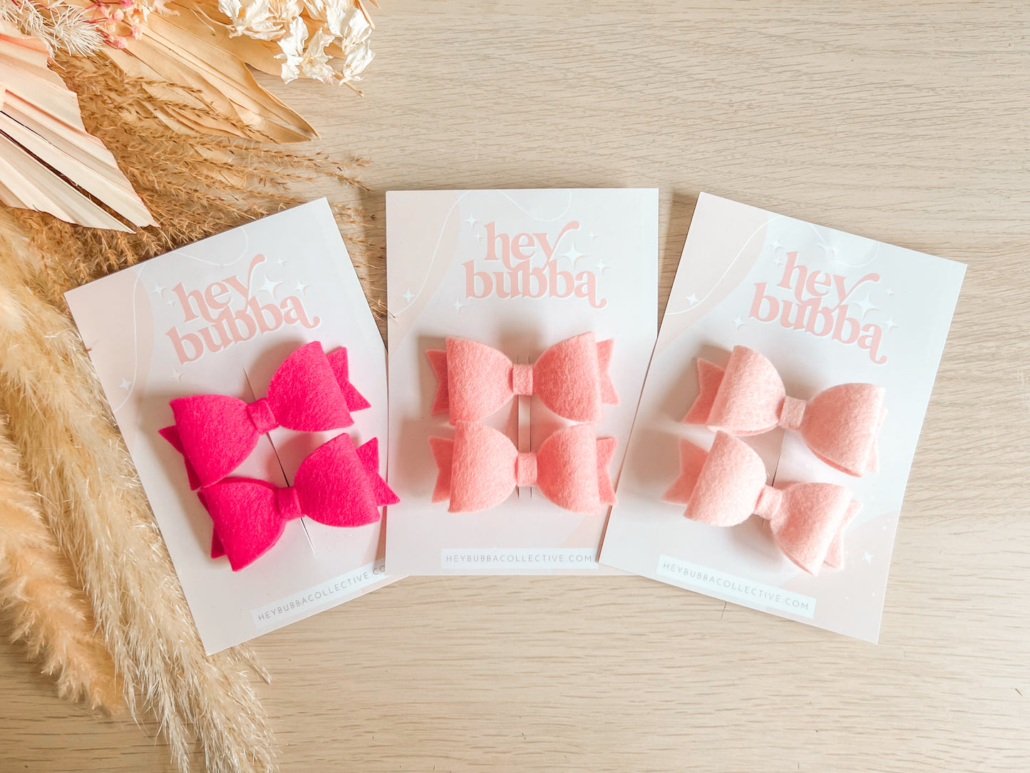 CASHMERE FELT MIDI BOWS