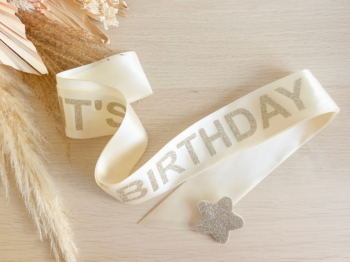 SS IVORY BIRTHDAY SASH