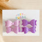 LILAC SPARKLE BITTY BOWS