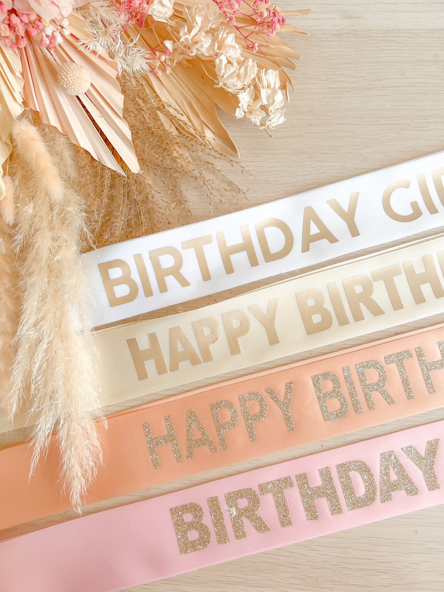 SS LILAC BIRTHDAY SASH